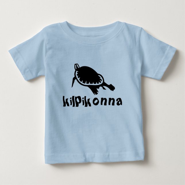 T-shirt Pour Bébé Tortue finlandaise (Devant)