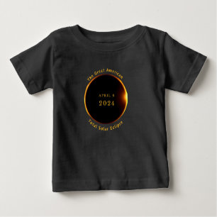 T-shirt Pour Bébé Total des éclipes solaires 2024