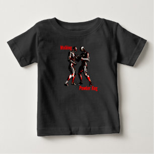 T-shirt Pour Bébé Touche en poudre à pied