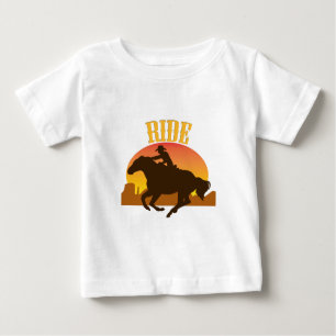 T-shirt Pour Bébé Tour de coucher du soleil