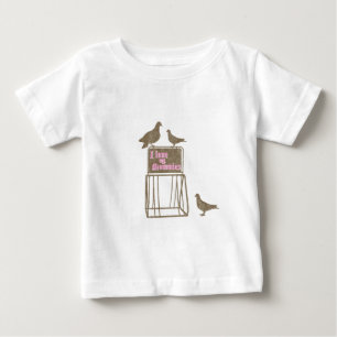T-shirt Pour Bébé Tour de vélo avec des mères