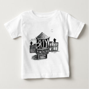 T-shirt Pour Bébé Tour d'eau de Brooklyn