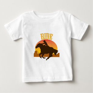 T-shirt Pour Bébé Tour du coucher du soleil