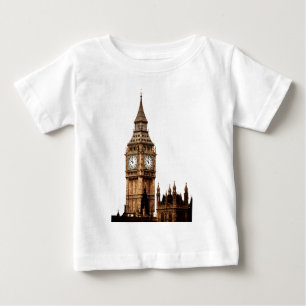 T-shirt Pour Bébé Tour Sepia Big Ben