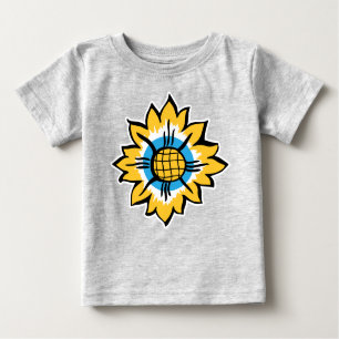 T-shirt Pour Bébé Tournesol