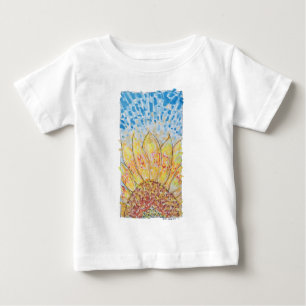 T-shirt Pour Bébé Tournesol Radiant Bloom