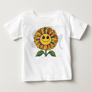 T-shirt Pour Bébé tournesol rayonnant