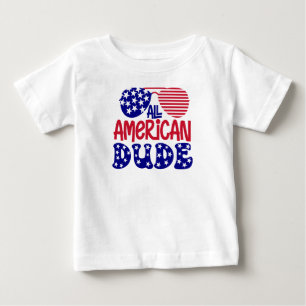 T-shirt Pour Bébé Tous les américains Dude-32286