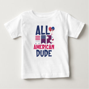 T-shirt Pour Bébé Tous les américains Dude-96993