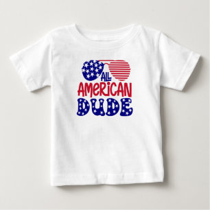 T-shirt Pour Bébé Tous les mecs américains