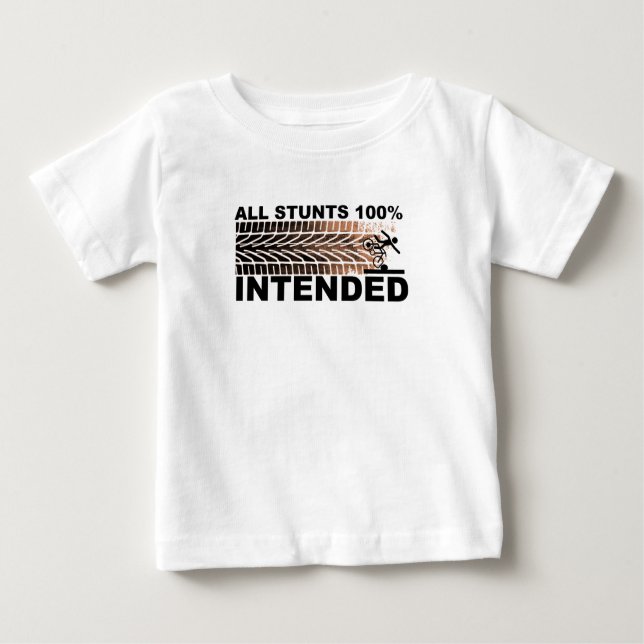 T-shirt Pour Bébé Toutes les têtes 100% prévues - Boue - Bébé drôle (Devant)
