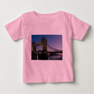 T-shirt Pour Bébé Tower Bridge Londres Angleterre Water Night City