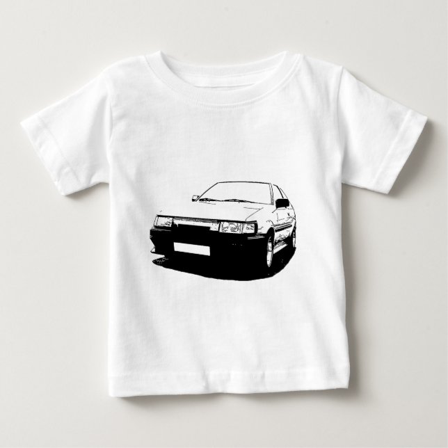 T-shirt Pour Bébé Toyota AE86 (Devant)