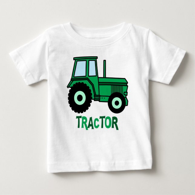 T-shirt Pour Bébé Tracteur (Devant)