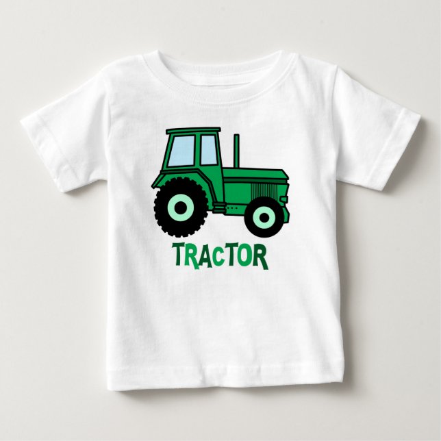 T-shirt Pour Bébé Tracteur (Devant)