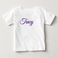 Tracy Fille Nom En Violet,