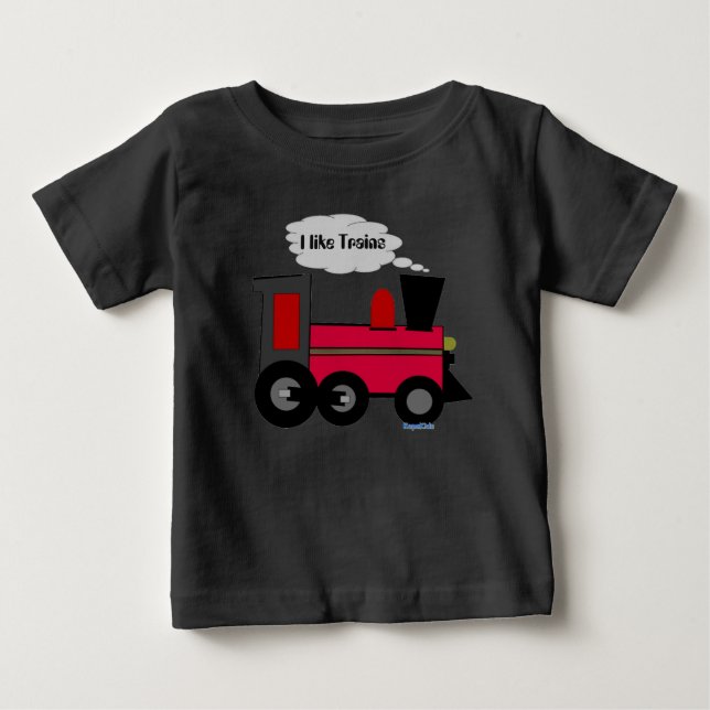 T-shirt Pour Bébé Train Choo Choo (Devant)
