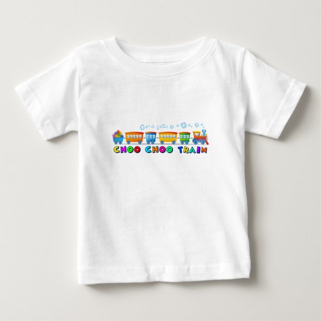 T-SHIRT POUR BÉBÉ TRAIN DE CHOO CHOO (Devant)