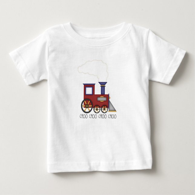 T-shirt Pour Bébé Train de Choo Choo (Devant)