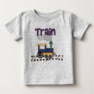 T-shirt Pour Bébé Train sur la voie