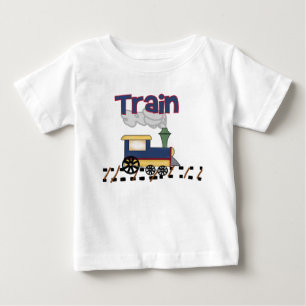 T-shirt Pour Bébé Train sur la voie