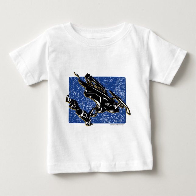 T-SHIRT POUR BÉBÉ TRAÎNEAU-GRAVITÉ (Devant)