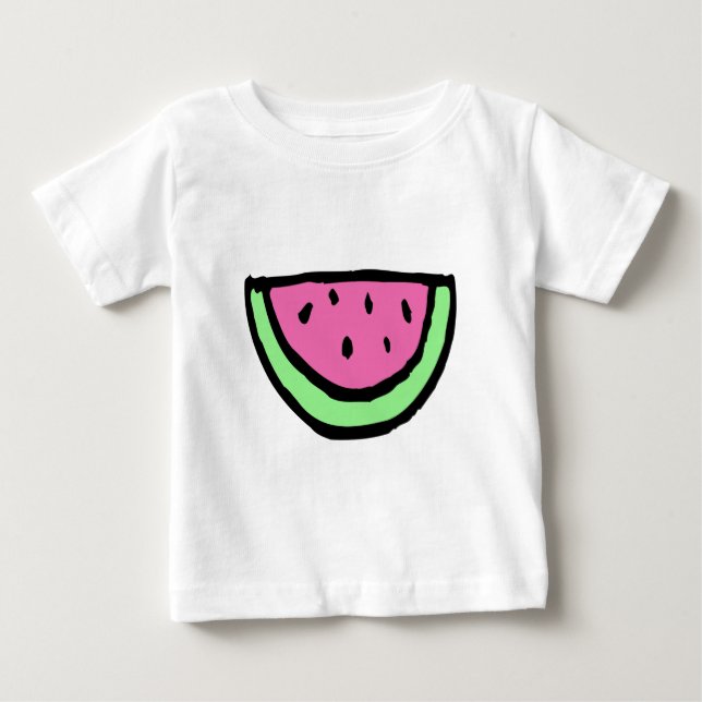 T-shirt Pour Bébé Tranche de pastèque (Devant)
