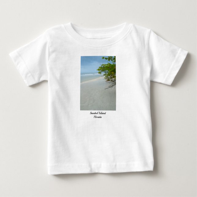 T-shirt Pour Bébé Tranquillité sur l'île de Sanibel (Devant)