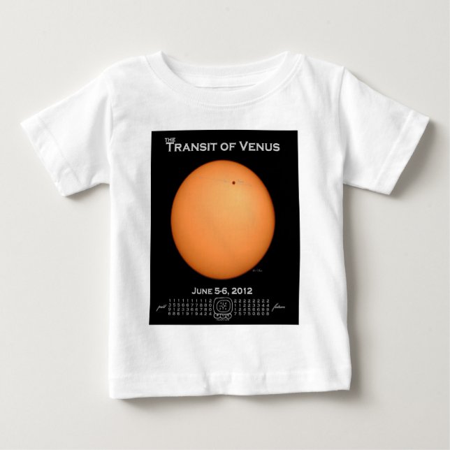 T-shirt Pour Bébé Transit de Vénus 2012 (Devant)