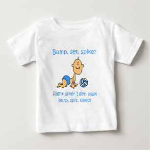 T-shirt Pour Bébé Transitoire réglée de bosse de VolleyChick