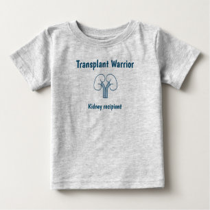 T-shirt Pour Bébé Transplant Warrior, receveur de reins