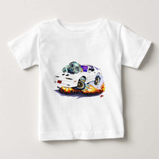 T-shirt Pour Bébé Transport 1982-92 AM Turbo blanc GTA (Devant)