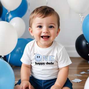 T-shirt Pour Bébé TRAVIS One Happy Dude Yellow Smile Face
