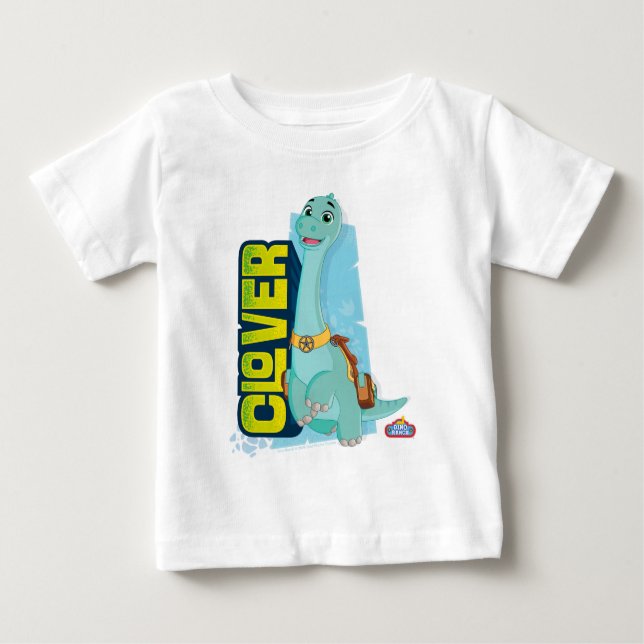 T-shirt Pour Bébé Trèfle | Dino Ranch (Devant)