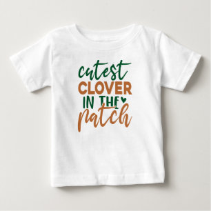 T-shirt Pour Bébé Trèfle le plus mignon du patch St Patrick's-60863