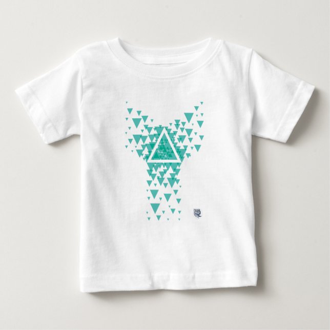 T-shirt Pour Bébé Triangle (Devant)
