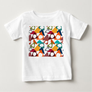 T-shirt Pour Bébé Triangles arrondis