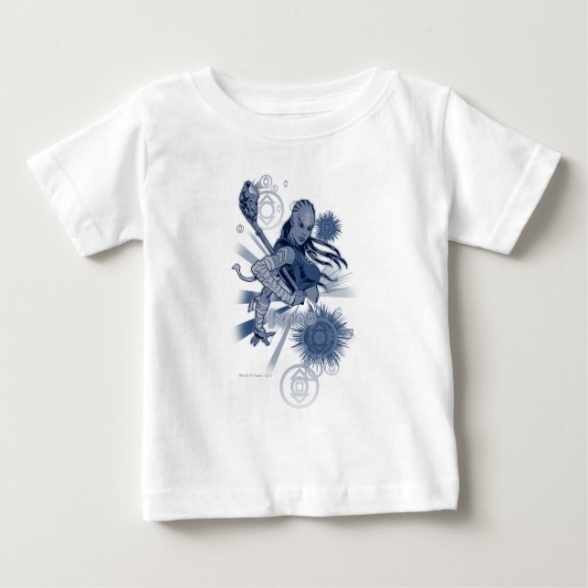 T-shirt Pour Bébé tribu Indigo 10 (Devant)