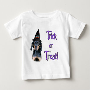 T-shirt Pour Bébé Trick en noir et blanc