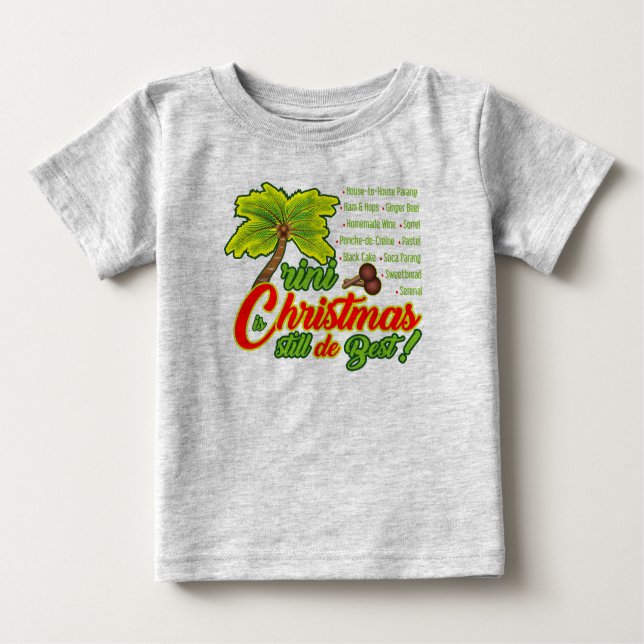 T-shirt Pour Bébé Trini Christmas-Baby Romper (Devant)