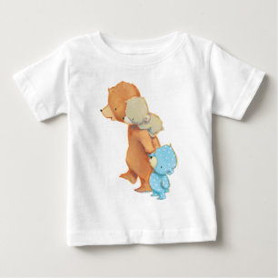 T-shirt Pour Bébé Trois adorables amis de l'ours