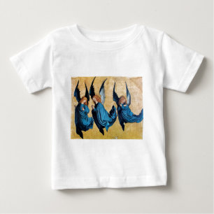 T-SHIRT POUR BÉBÉ TROIS ANGES EN BLEU
