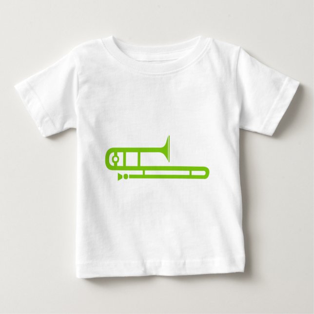 T-shirt Pour Bébé Trombone (Devant)