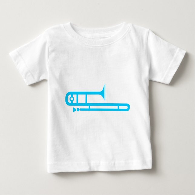 T-shirt Pour Bébé Trombone (Devant)