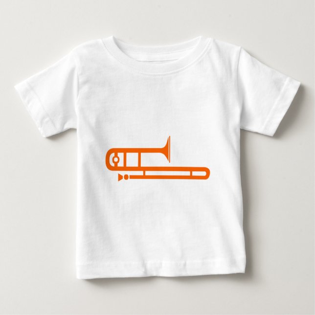 T-shirt Pour Bébé Trombone (Devant)