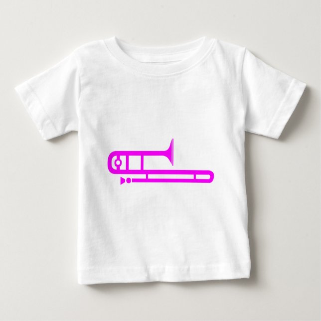 T-shirt Pour Bébé Trombone (Devant)