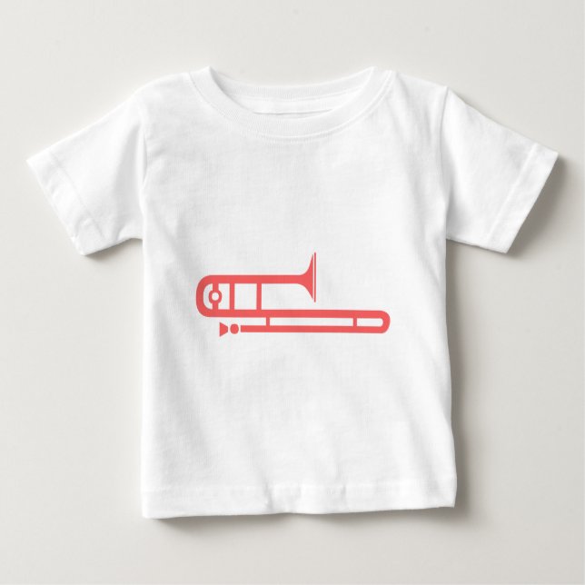 T-shirt Pour Bébé Trombone (Devant)