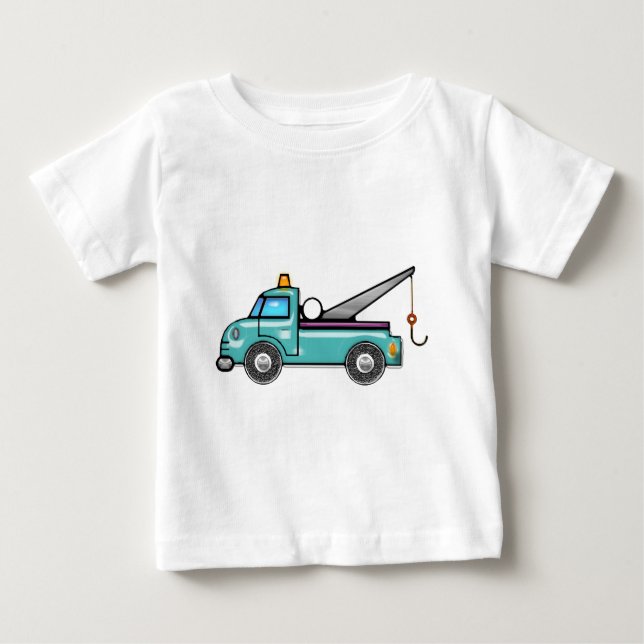 T-shirt Pour Bébé Tronc bleu dur (Devant)