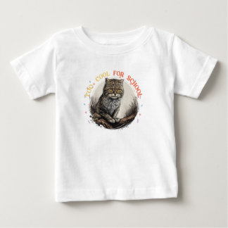 T-shirt Pour Bébé Trop cool pour l'école