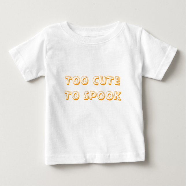 T-SHIRT POUR BÉBÉ TROP CUT POUR PARLER (Devant)